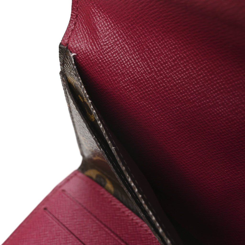 Monogram Josephine Wallet Fuchsia