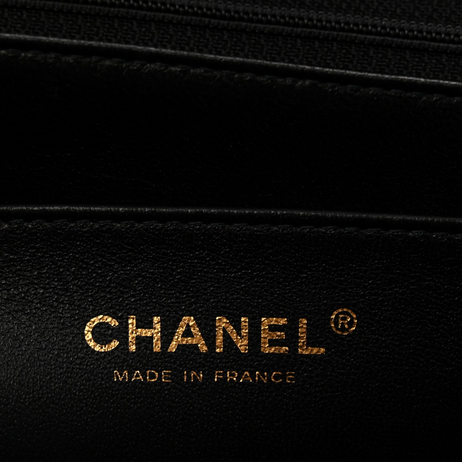 Caviar Jumbo Single Flap Black