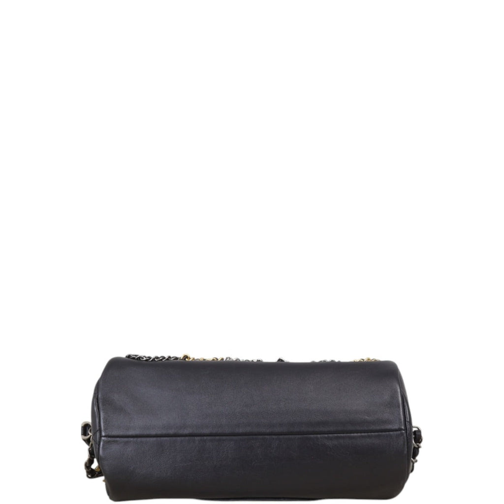 Chanel Signature Written in Chain Bowling Bag