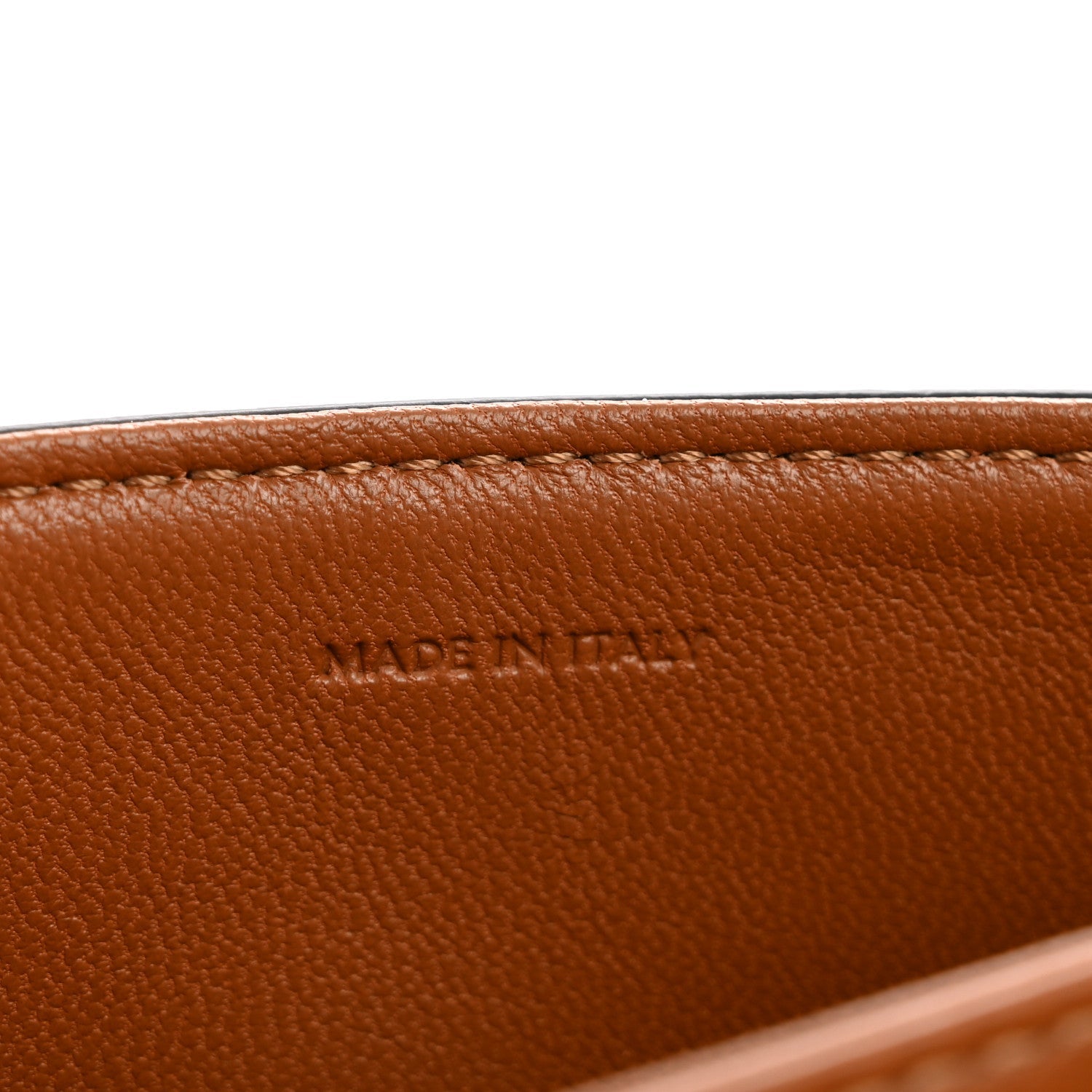 Textile Natural Calfskin Teen Triomphe White Tan