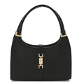 Calfskin Bardot Hobo Black