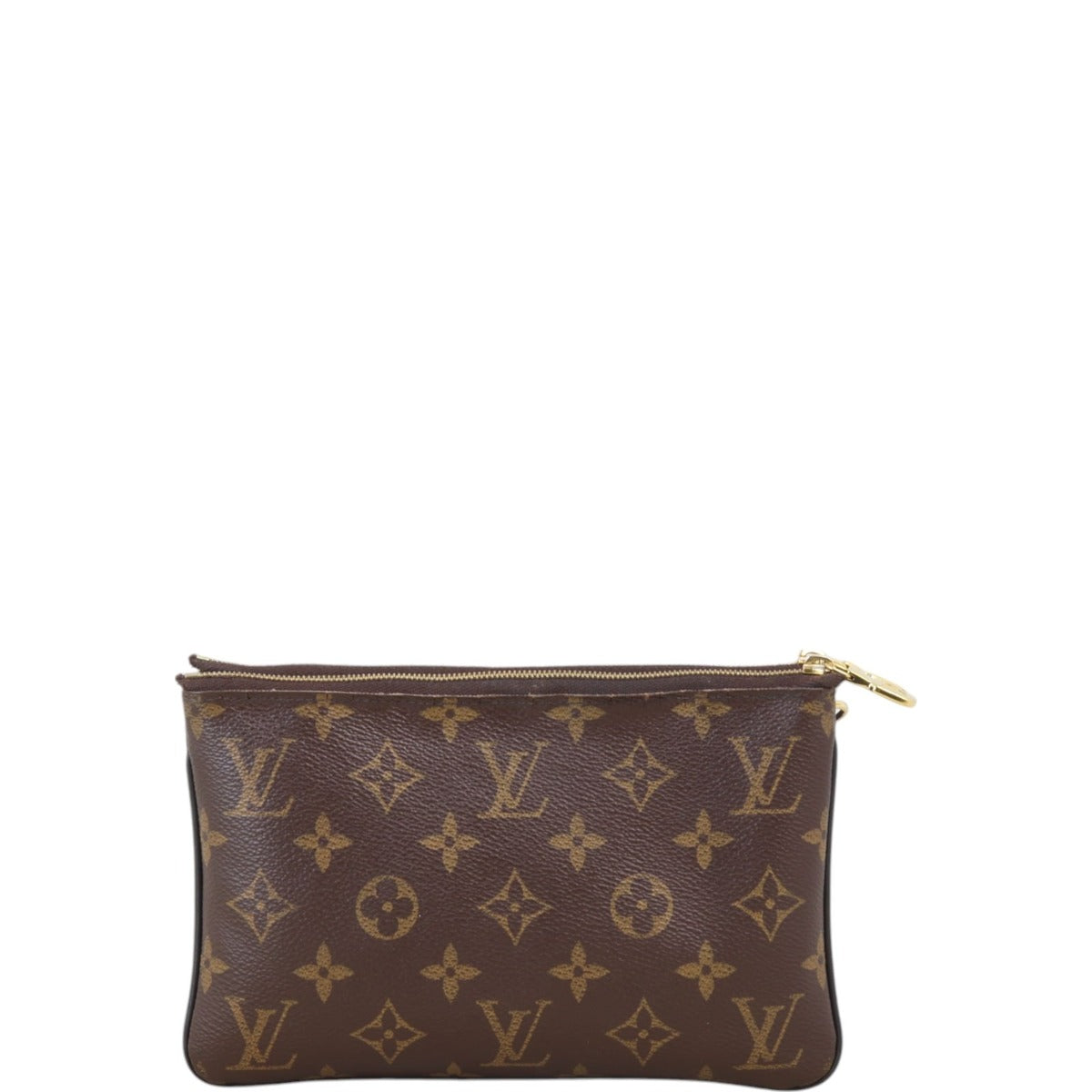 Louis Vuitton Double Zip Pochette Monogram Giant Reverse
