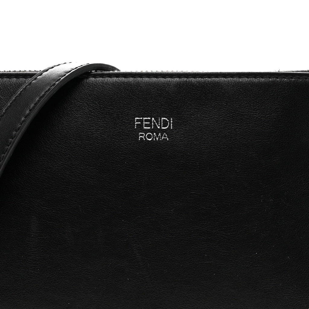 Vitello Mini Crossbody Pouch Black