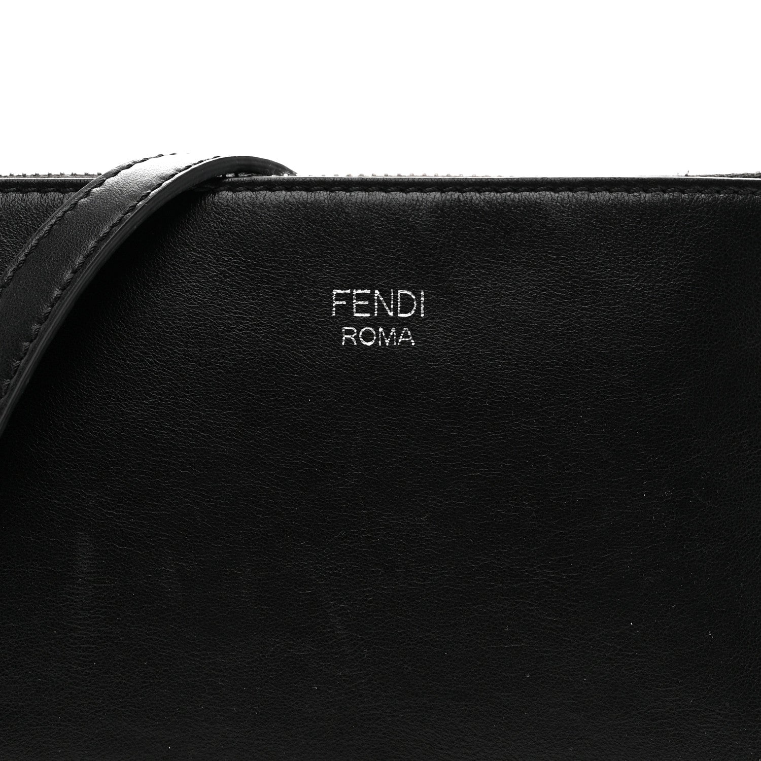 Vitello Mini Crossbody Pouch Black