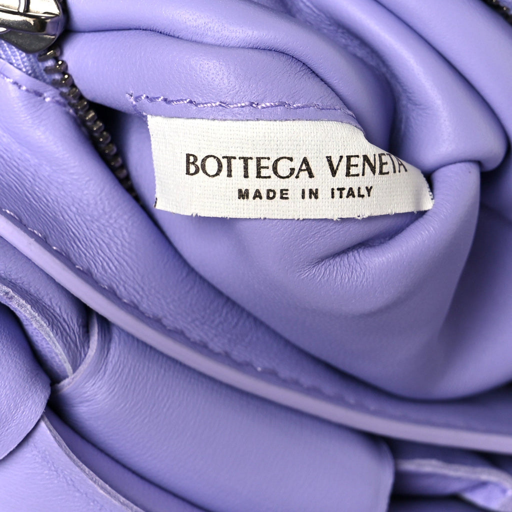 Nappa Maxi Intreccio Padded Cassette Crossbody Bag Wisteria