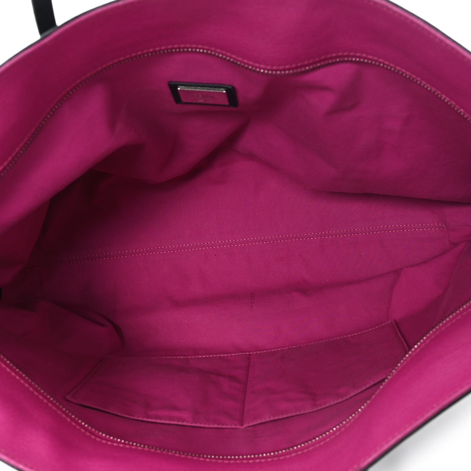 Vitello Elite Cuoio Monster Buggies Medium Roll Tote Carbone Black Multicolor Magenta