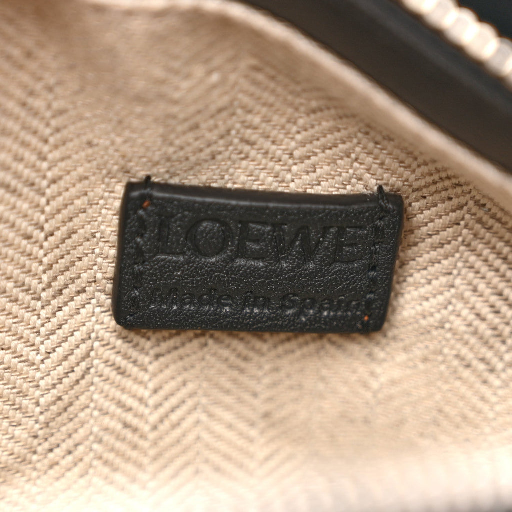 Calfskin Mini Puzzle Edge Bag Black