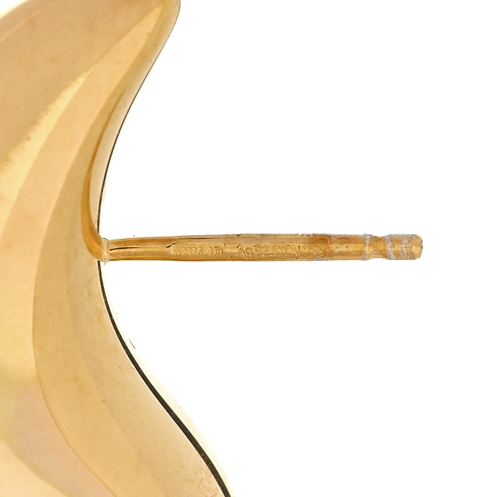 Sterling Silver Small Drop Earrings Gold