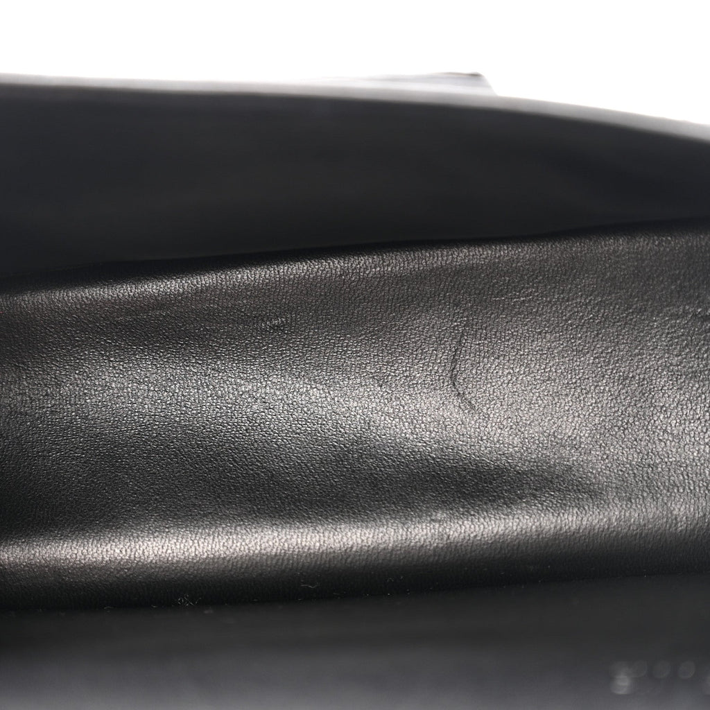 Calfskin Mini Barcelona Shoulder Bag Black