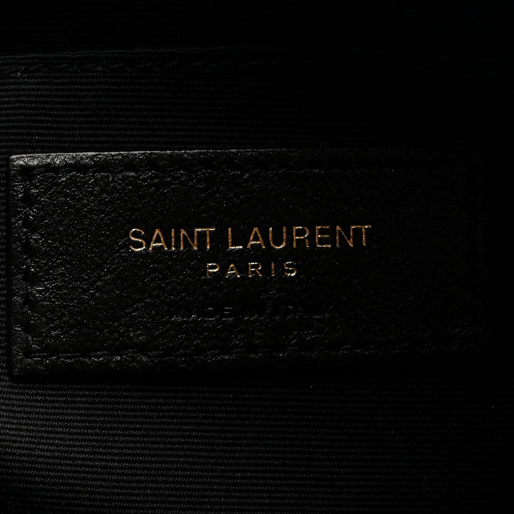 Calfskin Matelasse Monogram Lou Camera Bag Black