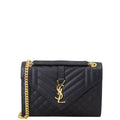 Saint Laurent Monogram Mix Matelasse Envelope Chain Bag Medium
