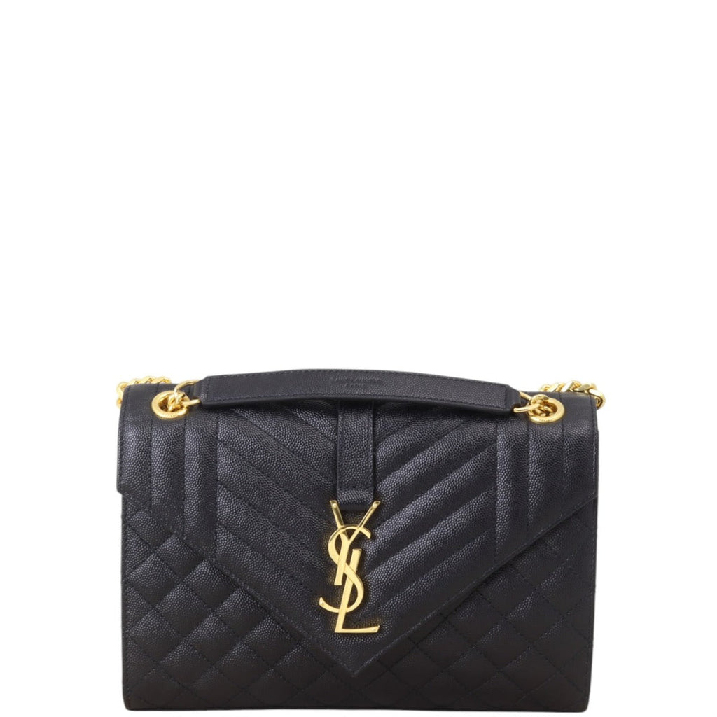 Saint Laurent Monogram Mix Matelasse Envelope Chain Bag Medium