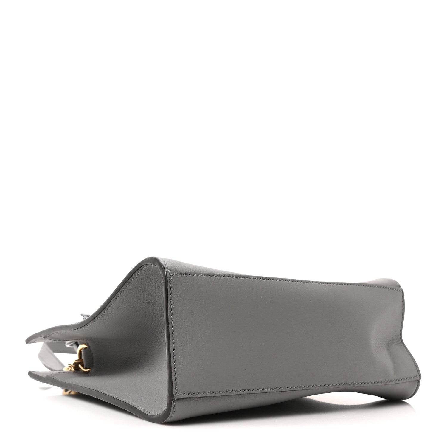 Calfskin Marmont Ribbon Top Handle Bag Deep Grey