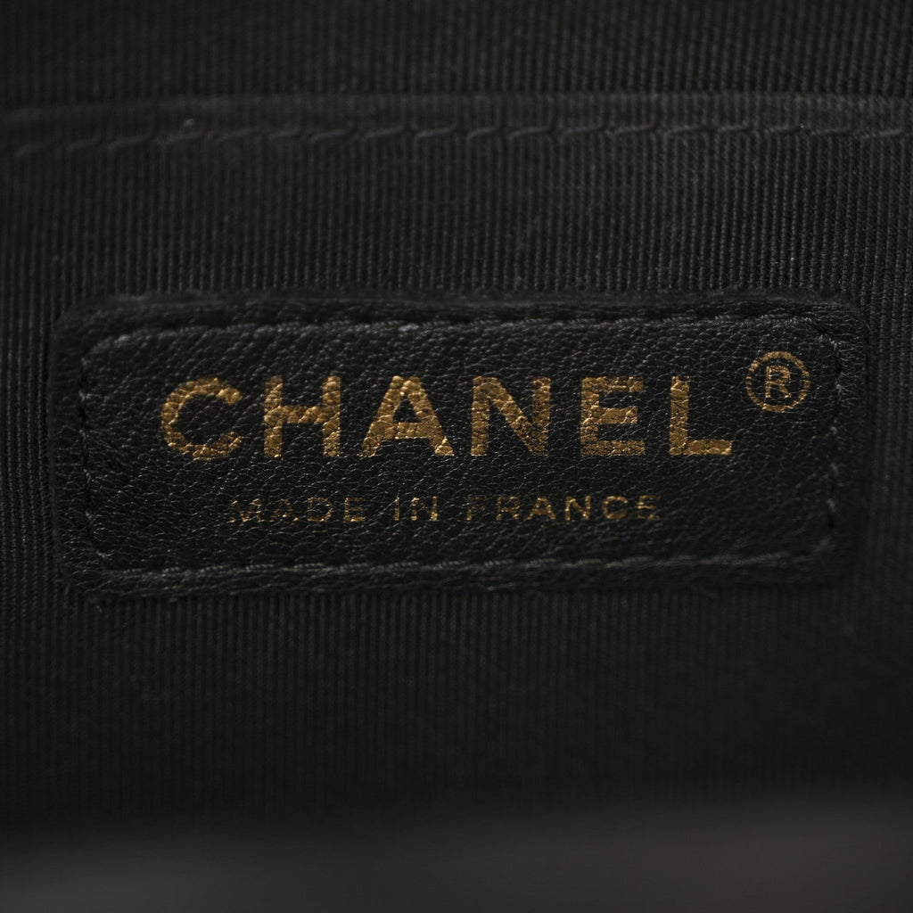 Caviar Quilted Small CC Day Backpack Black
