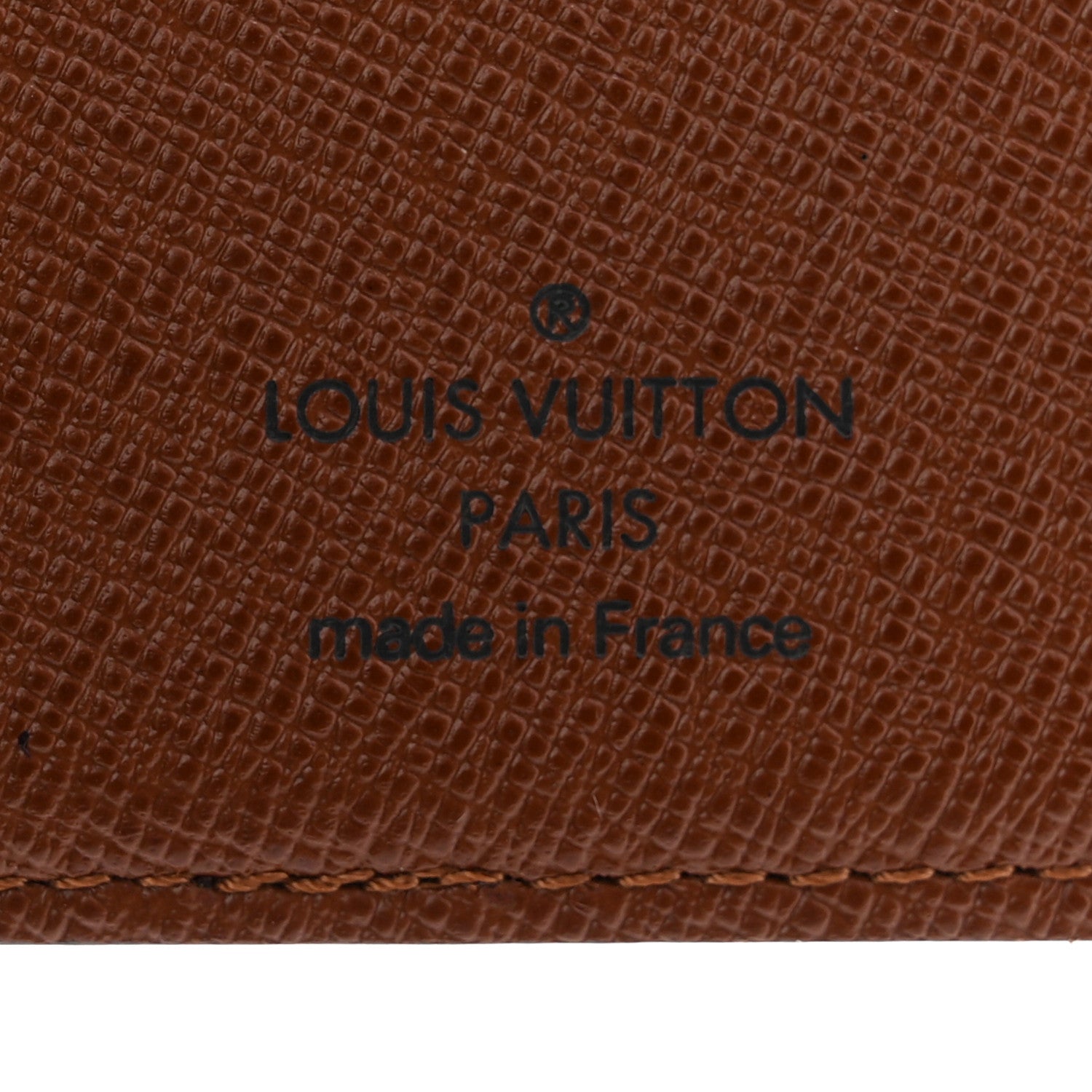 Monogram Checkbook Holder Case Wallet