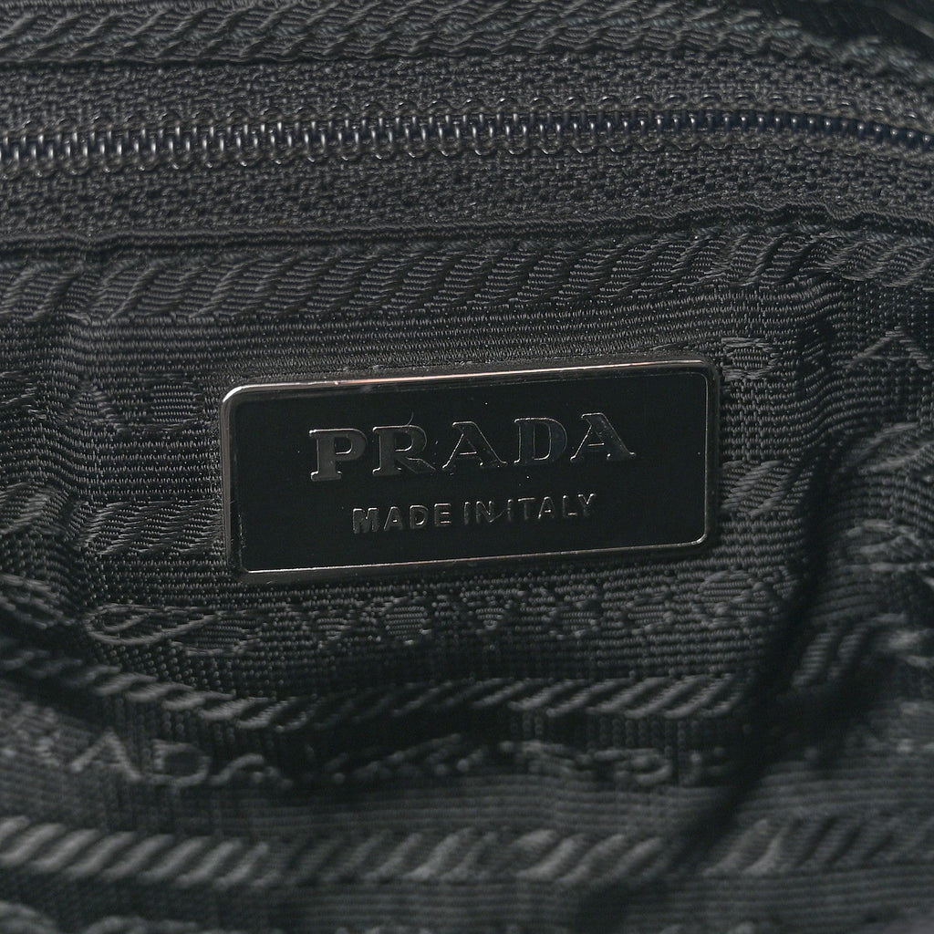 Nylon Vela Messenger Bag Black