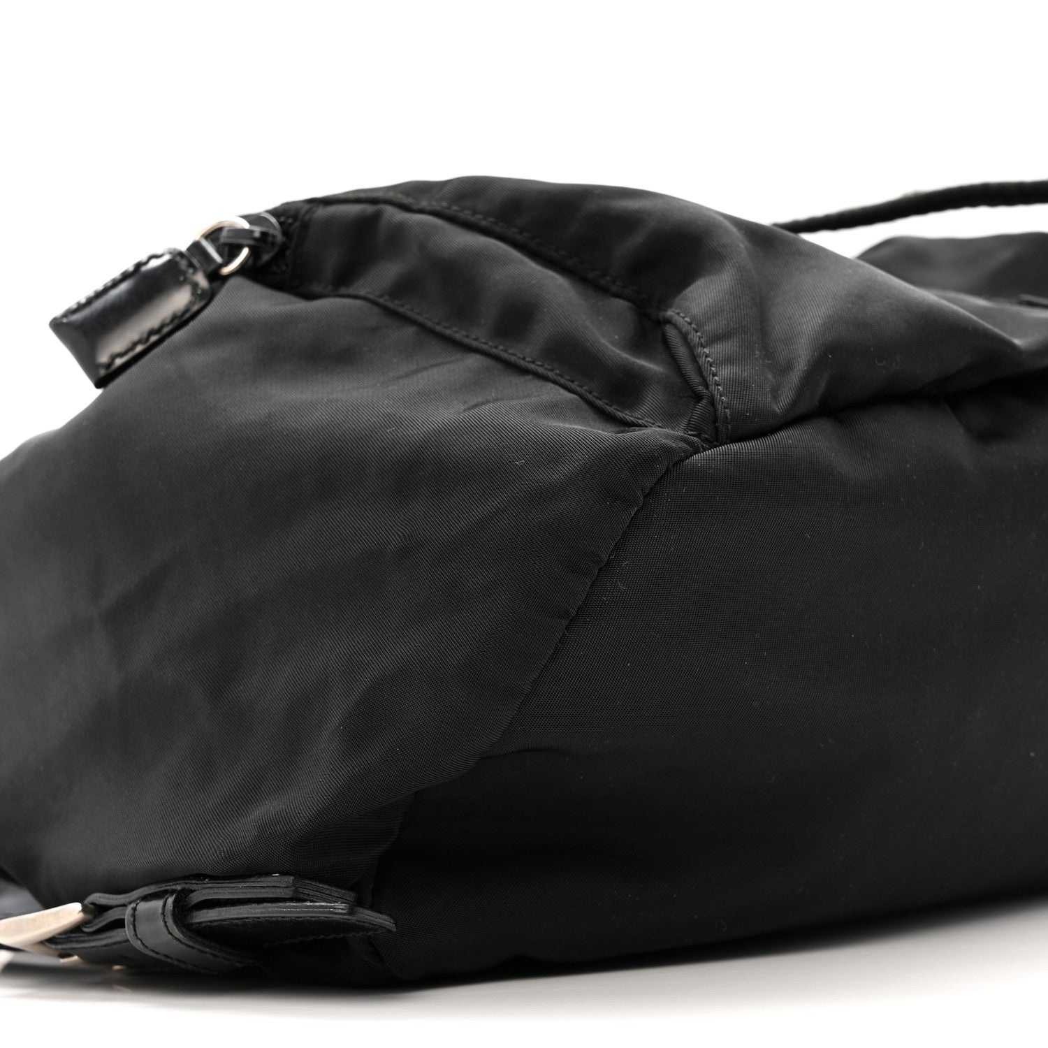 Tessuto Nylon Vela Cinch Backpack Black
