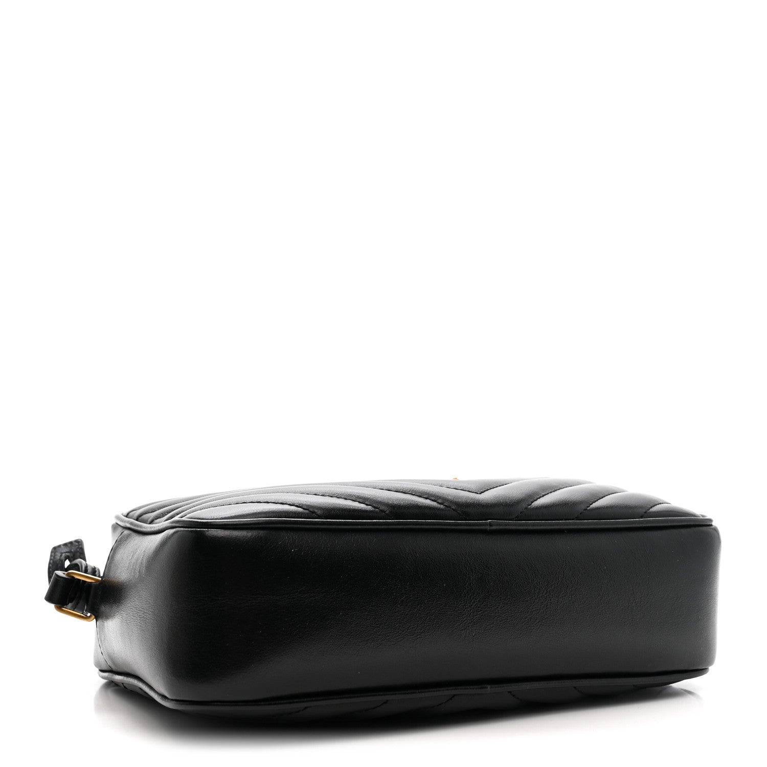 Calfskin Matelasse Monogram Lou Camera Bag Black