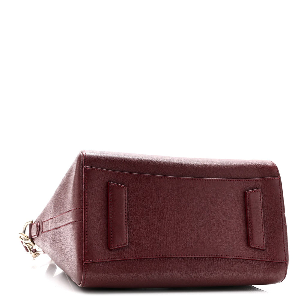 Sugar Goatskin Small Antigona Oxblood