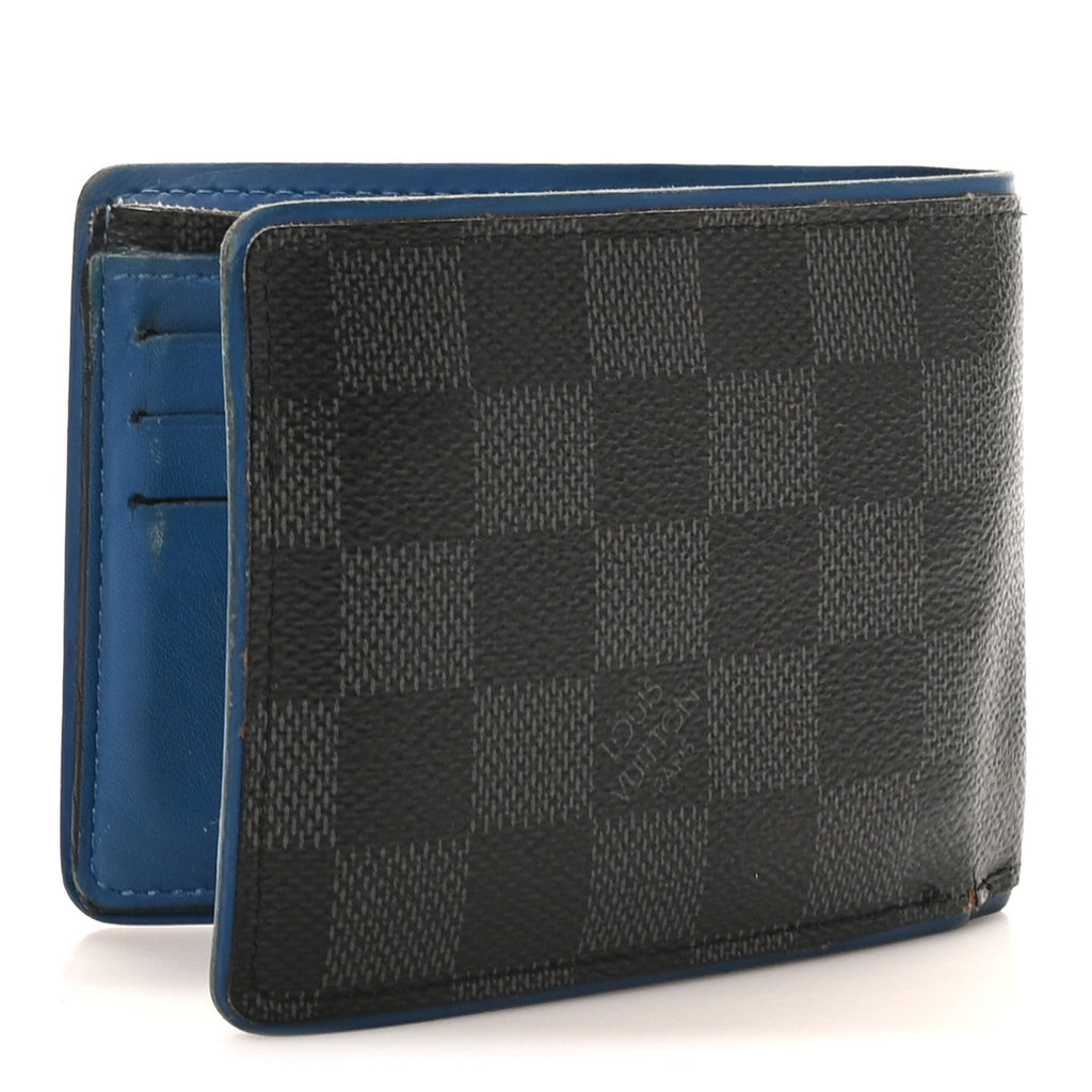 Damier Cobalt Multiple Wallet Neon