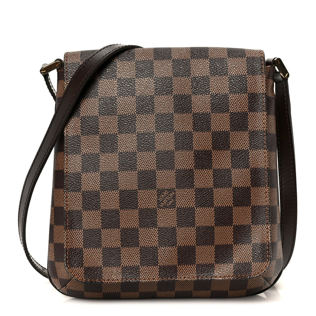 Damier Ebene Musette Salsa Long Strap