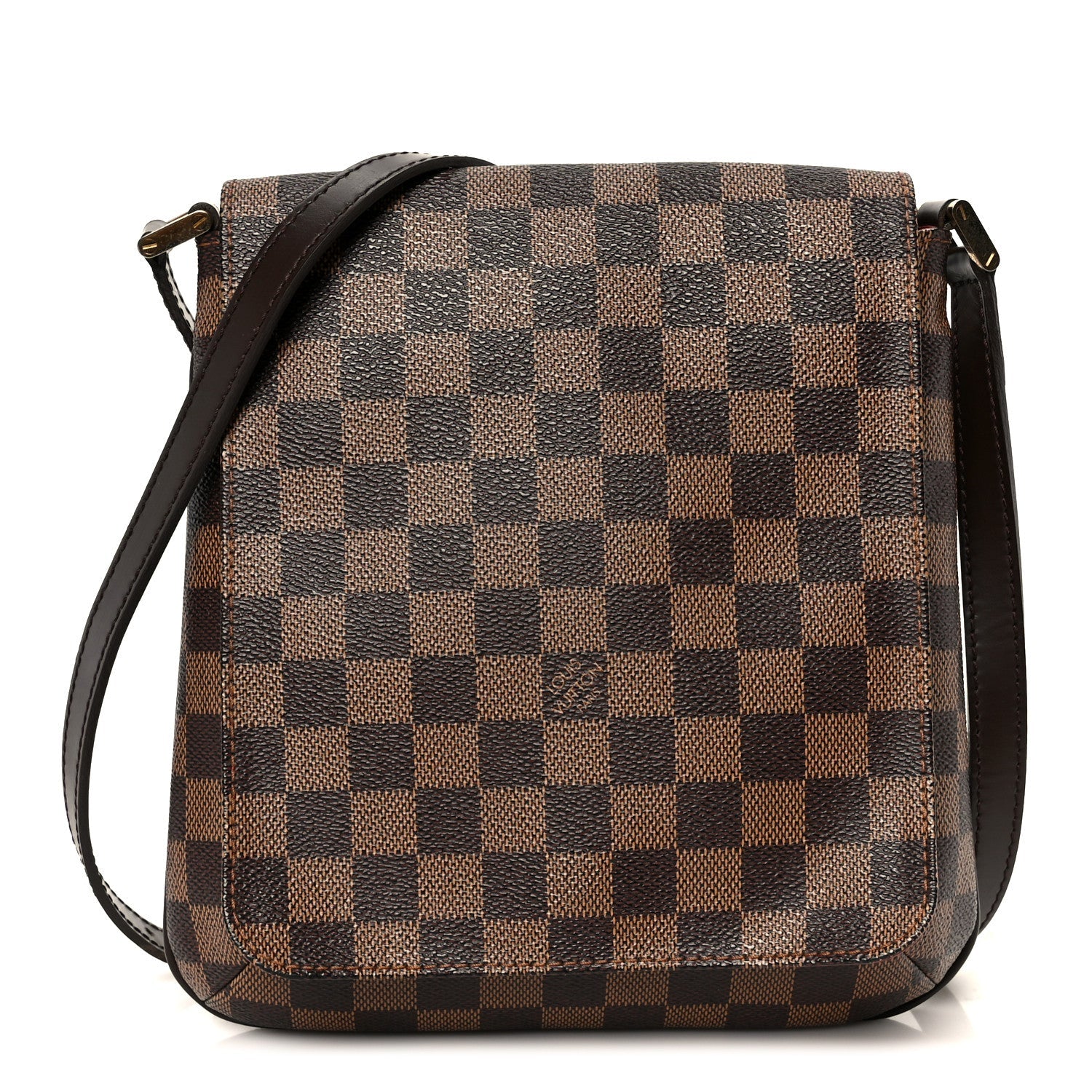 Damier Ebene Musette Salsa Long Strap