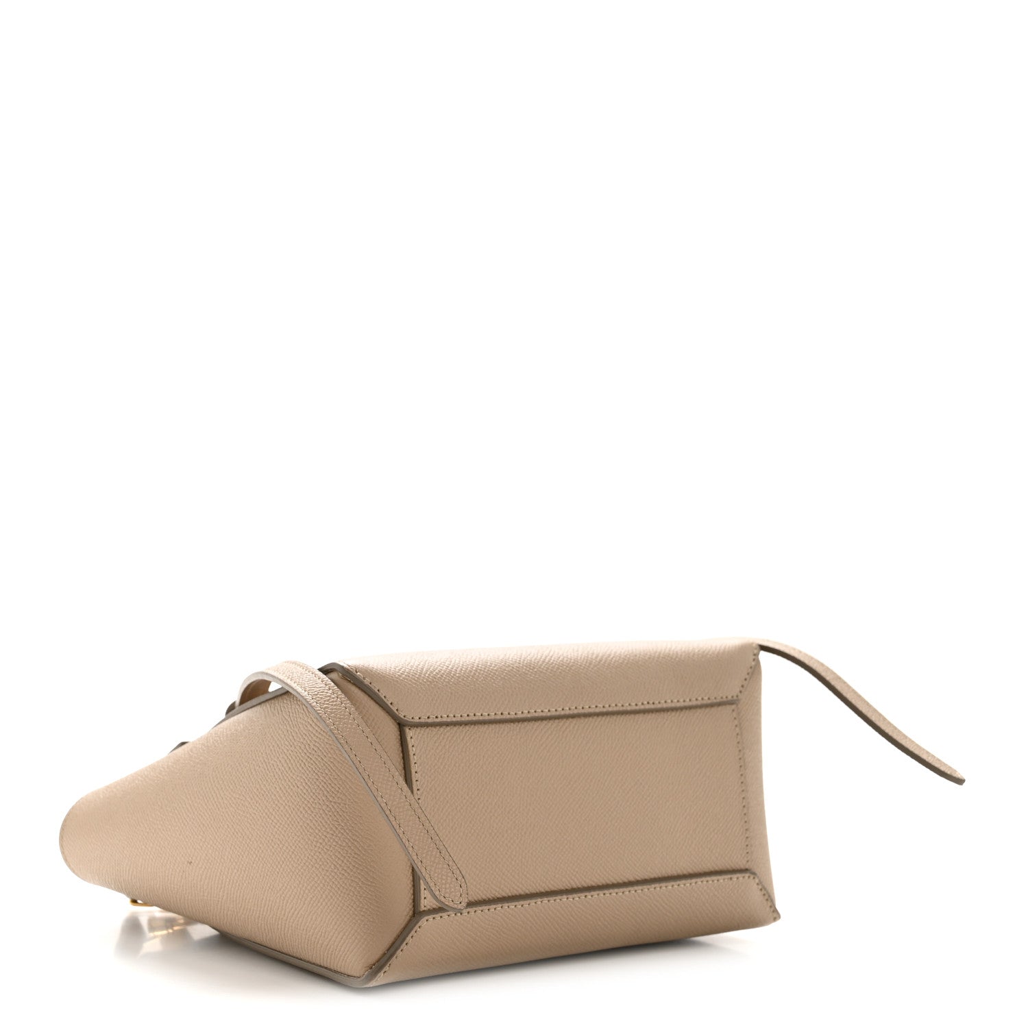 Grained Calfskin Nano Belt Bag Light Taupe