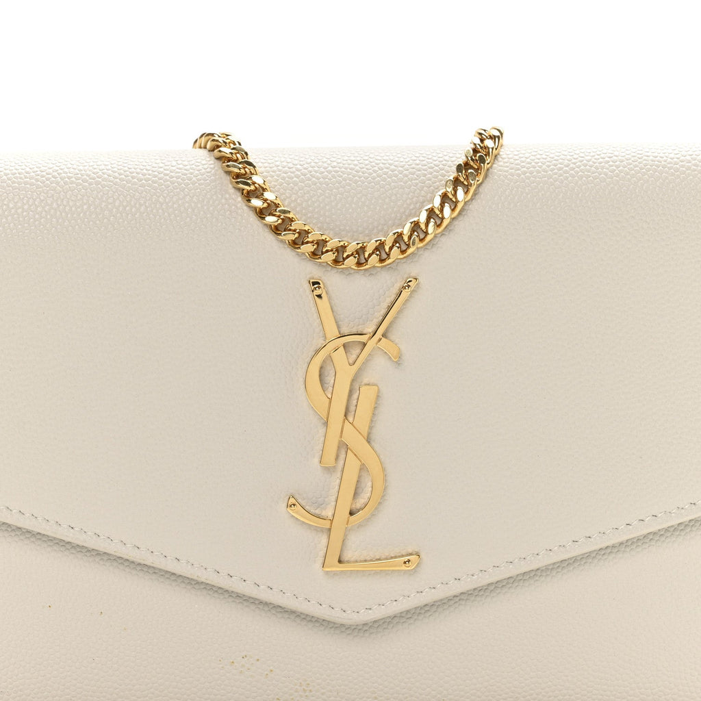 Grain De Poudre Monogram Uptown Chain Wallet Crema Soft