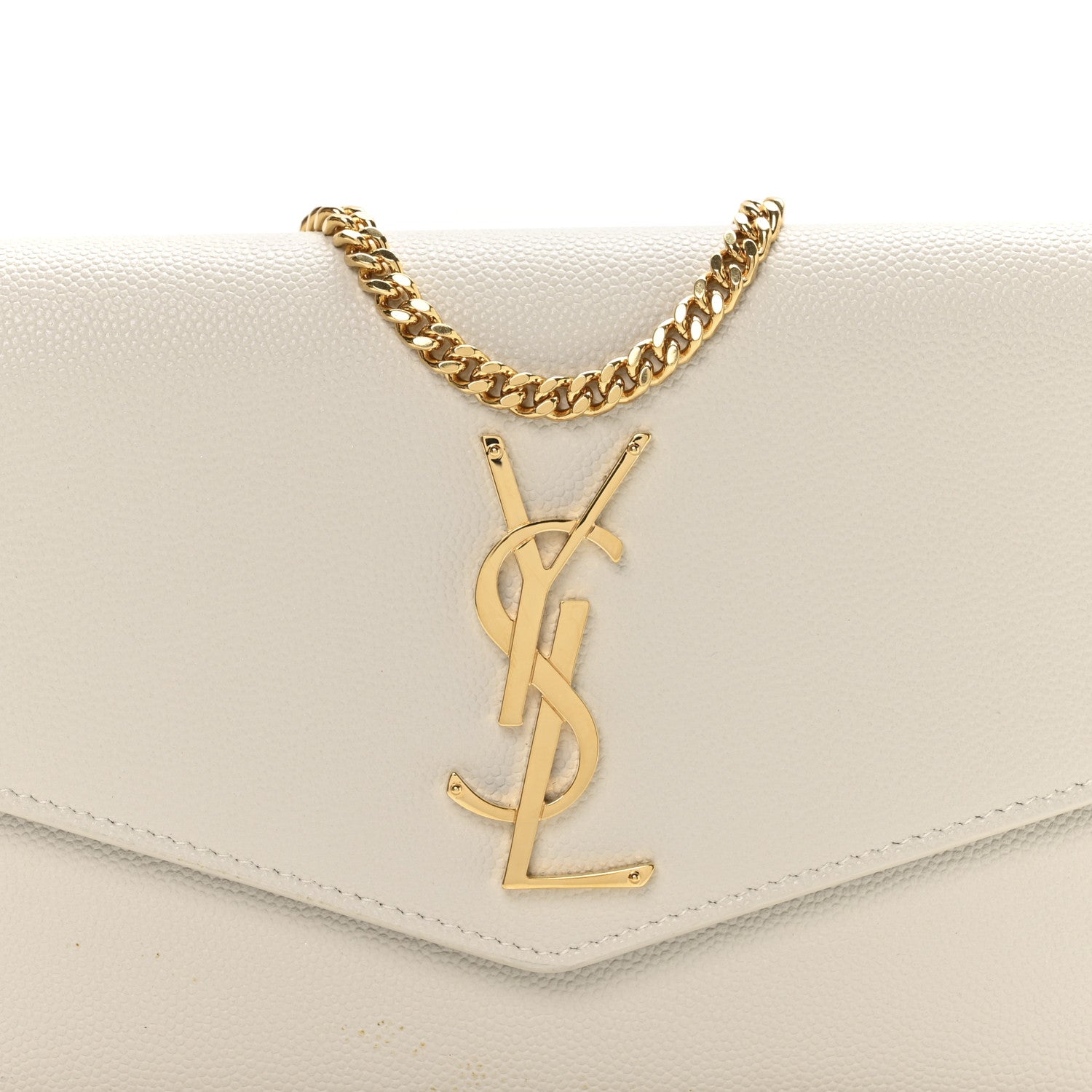 Grain De Poudre Monogram Uptown Chain Wallet Crema Soft
