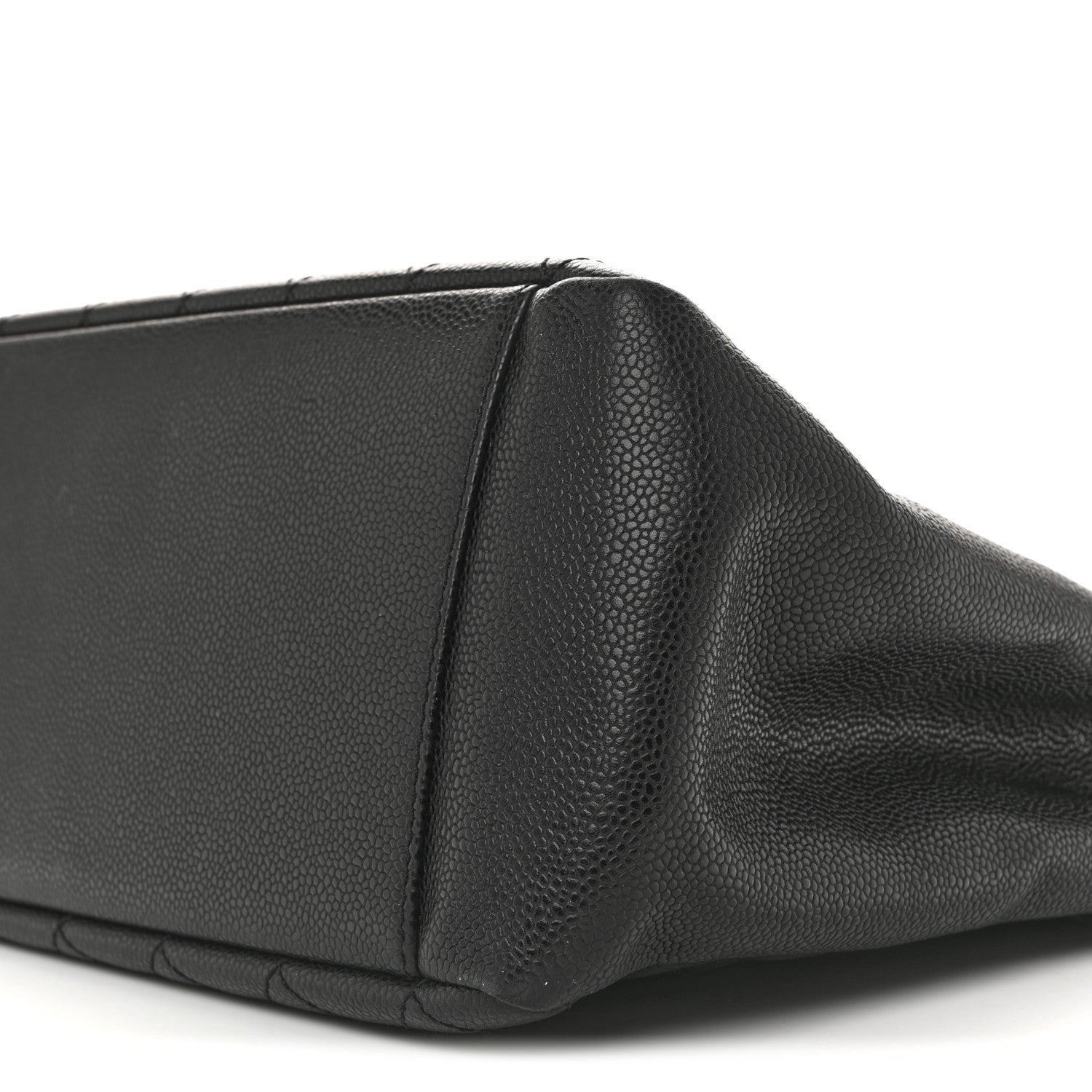 Caviar Quilted Grand Shopping Tote GST Black