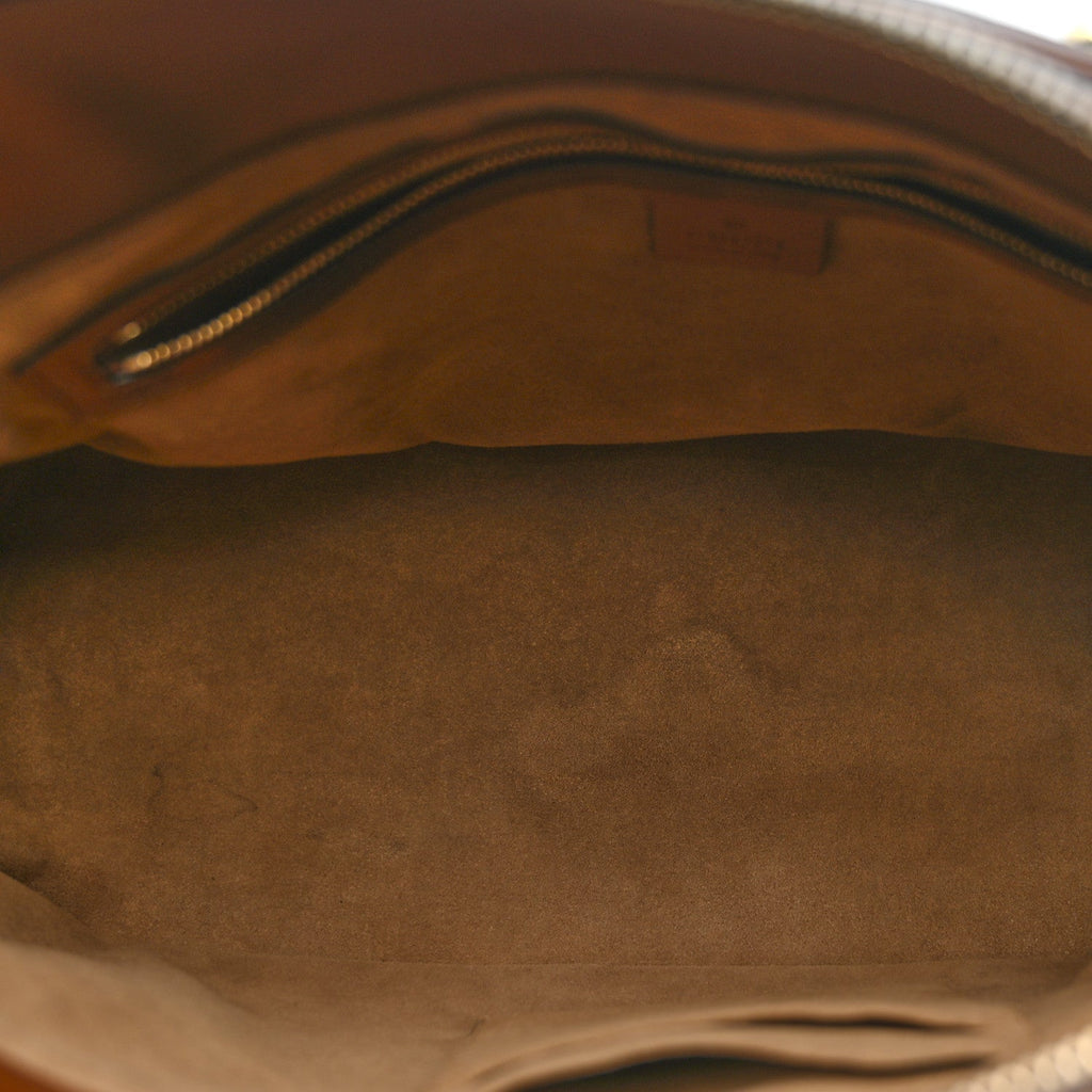 GG Supreme Monogram Small Zip Top Tote Beige Tuscany