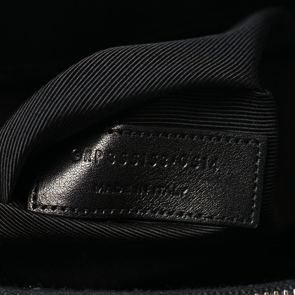 Calfskin Small Sac De Jour Black