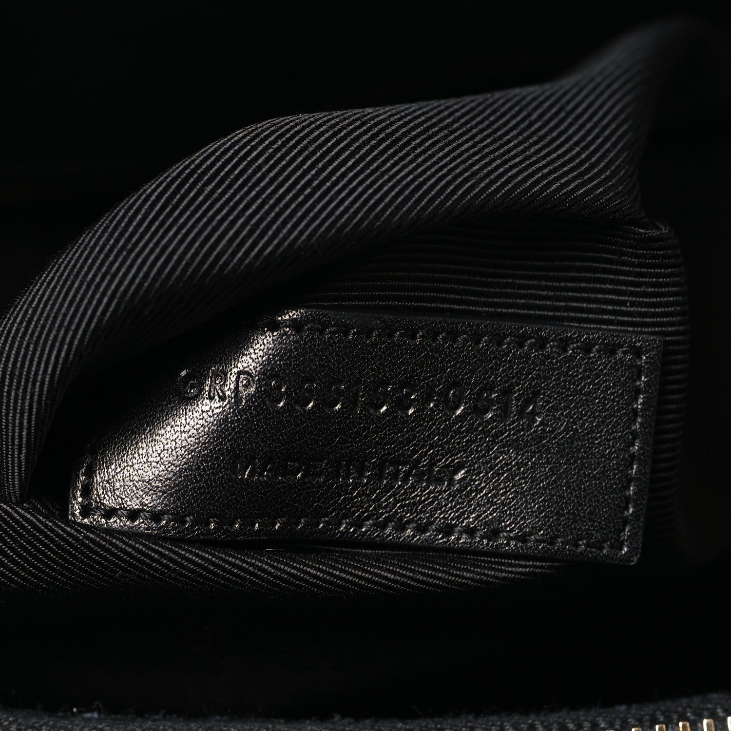 Calfskin Small Sac De Jour Black