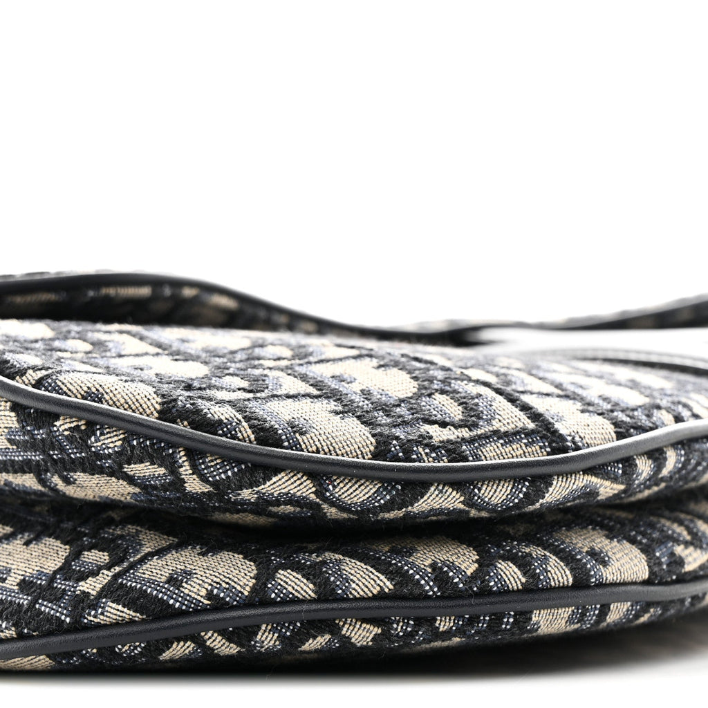 Oblique Saddle Bag Blue