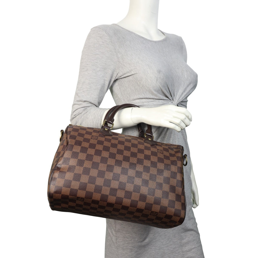 Louis Vuitton Speedy 30 Bandouliere Damier Ebene