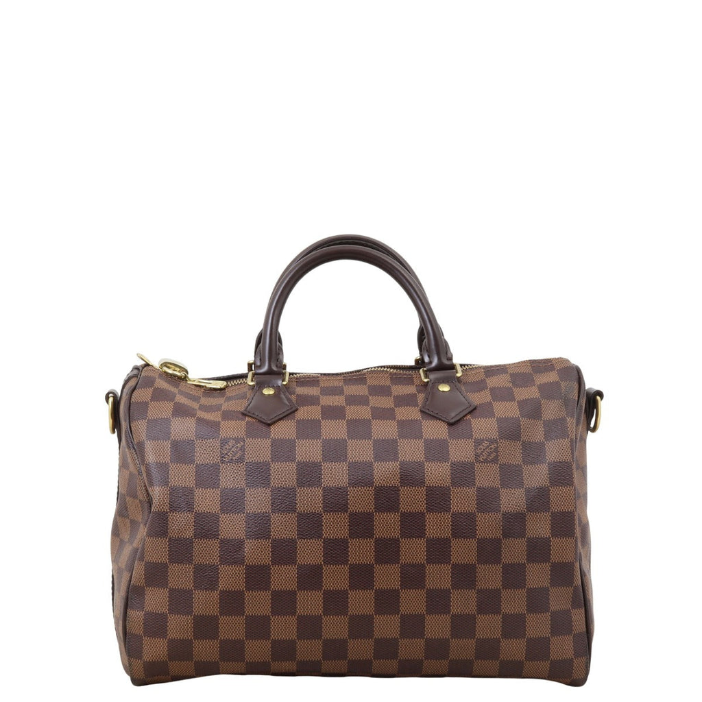 Louis Vuitton Speedy 30 Bandouliere Damier Ebene