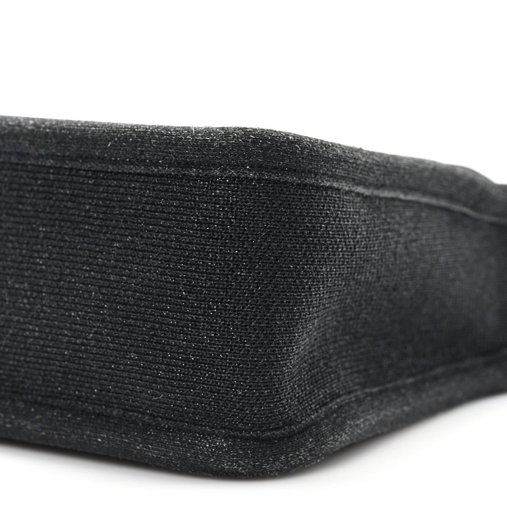 Ribbed Knit Small Ryan Bag Black
