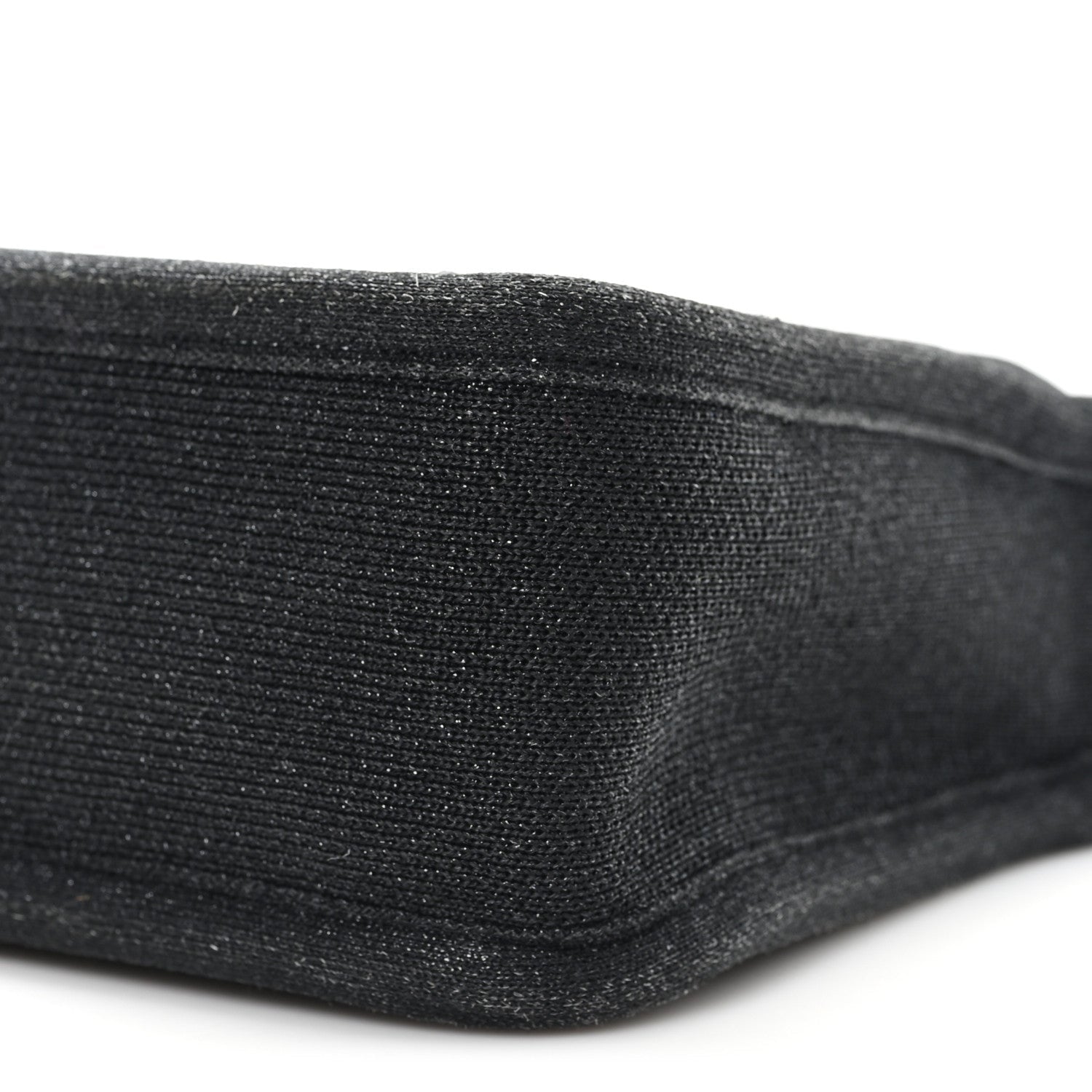 Ribbed Knit Small Ryan Bag Black