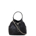 Chanel Quilted CC Drawstring Bucket Bag