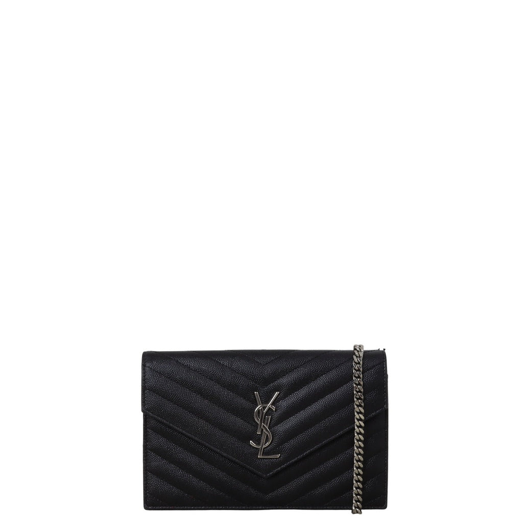 Saint Laurent Cassandre Envelope Chain Wallet
