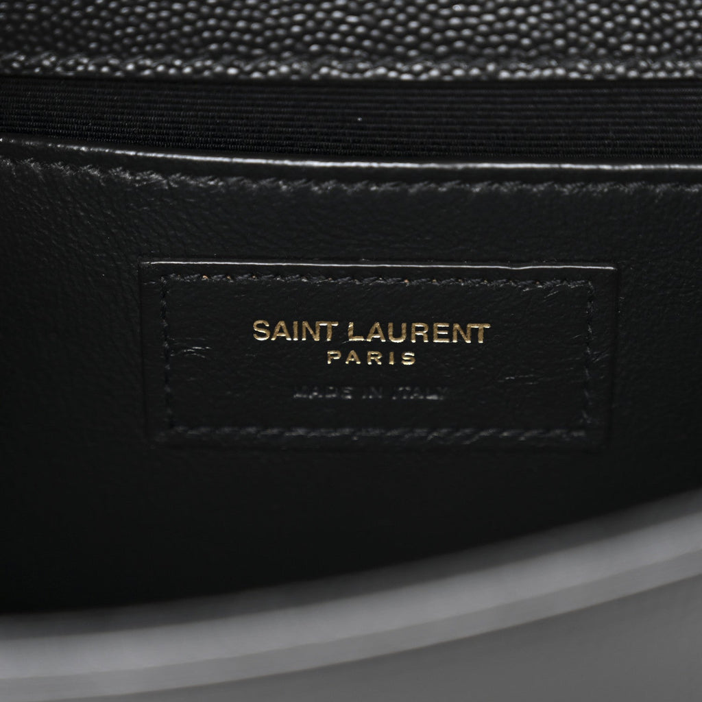 Grain De Poudre Small Classic Monogram Kate Satchel Black