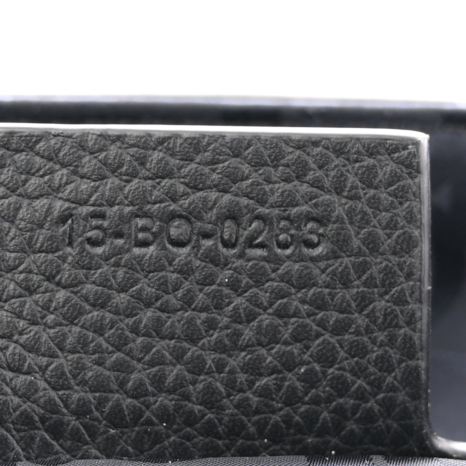 Grained Calfskin Saddle Messenger Bag With Strap Black