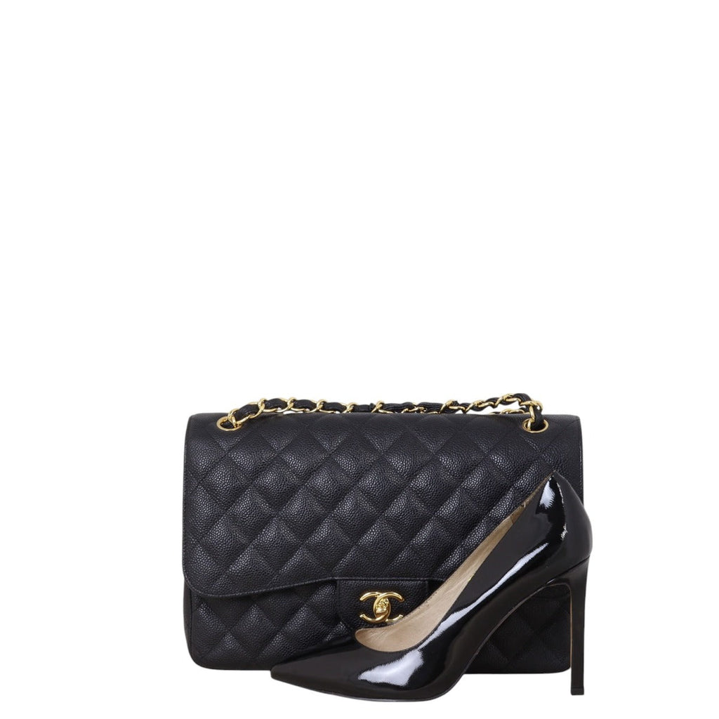 Chanel Classic Double Flap Jumbo Caviar
