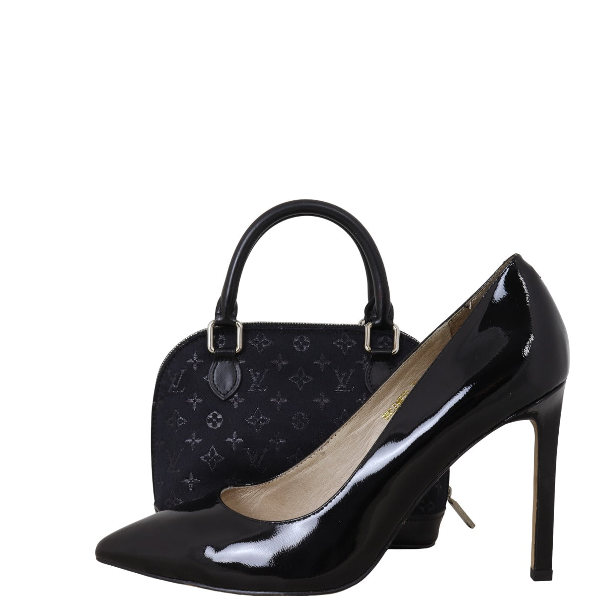 Louis Vuitton Alma Mini Satin Monogram Mini Lin