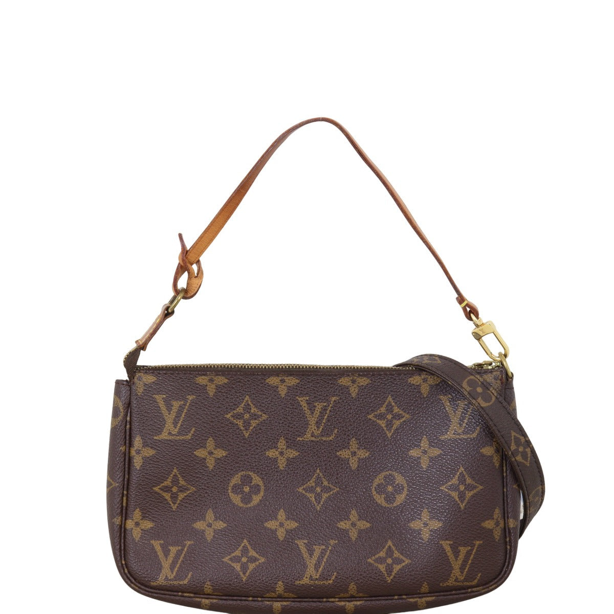Louis Vuitton Pochette Accessoires Monogram with Long Strap