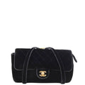 Chanel CC Flap Chain Backpack Velvet