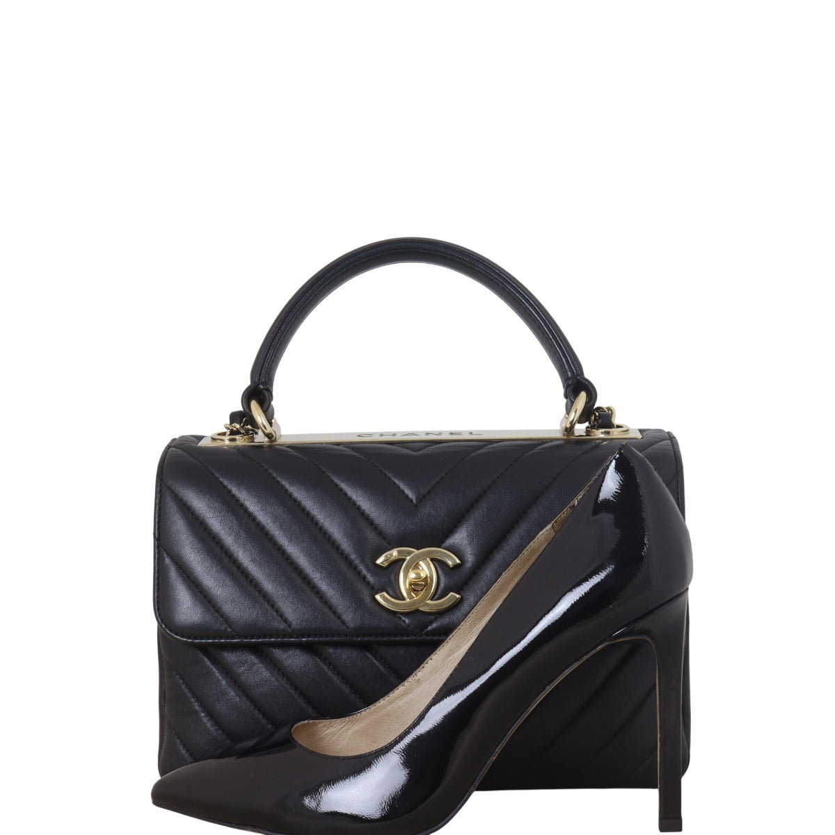 Chanel CC Trendy Chevron Small