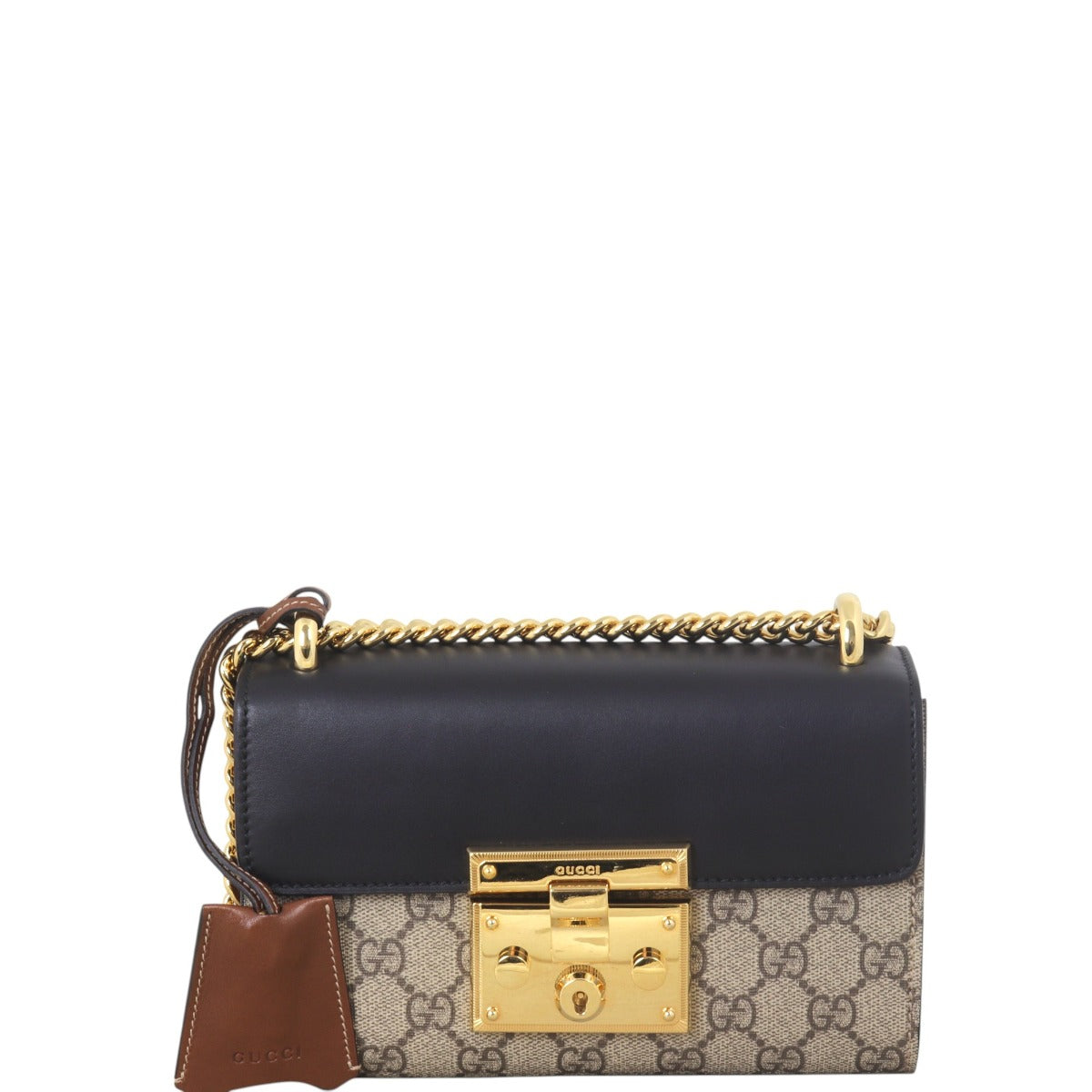 Gucci GG Supreme Padlock Small Shoulder Bag