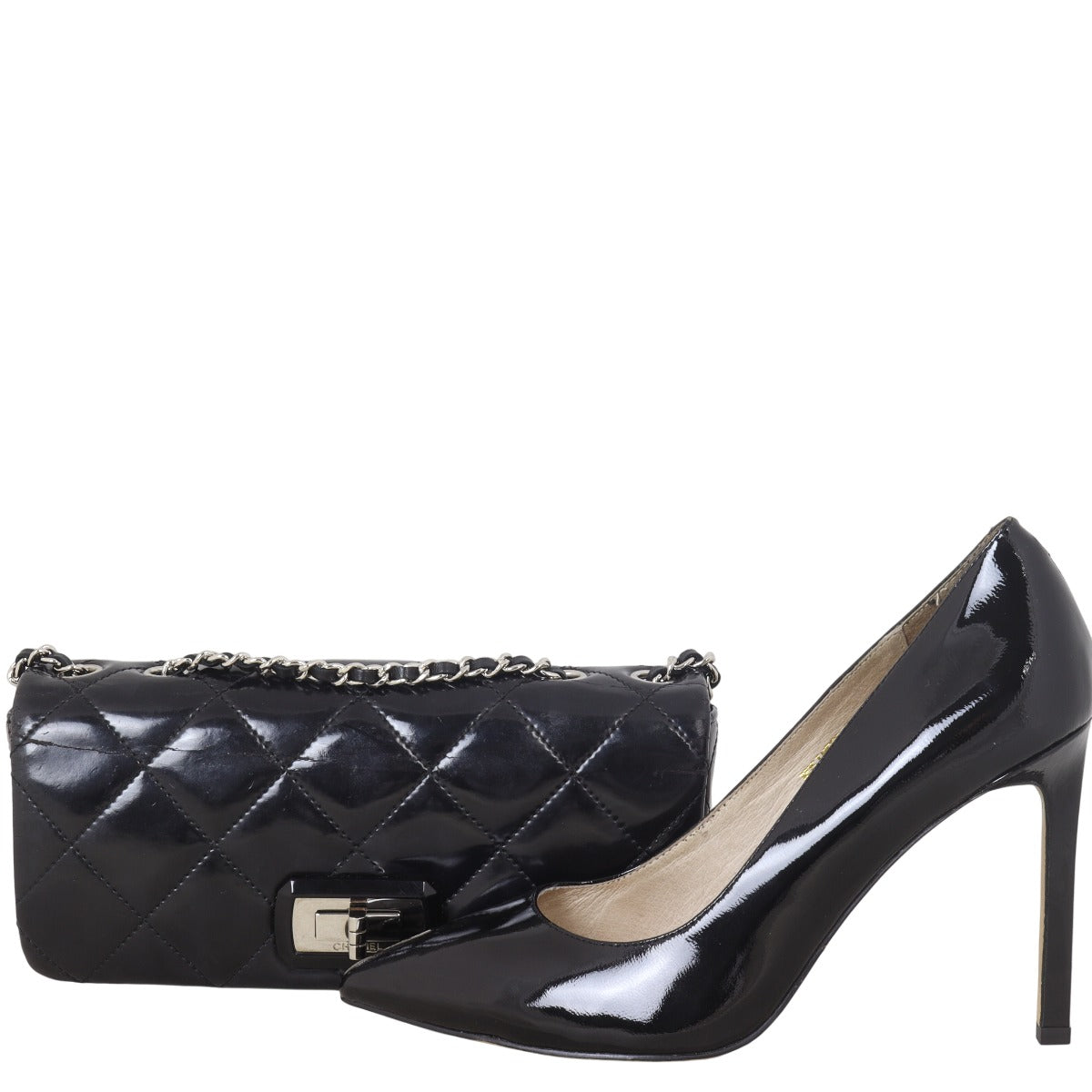 Chanel 2.55 Reissue East West Flap Bag Patent