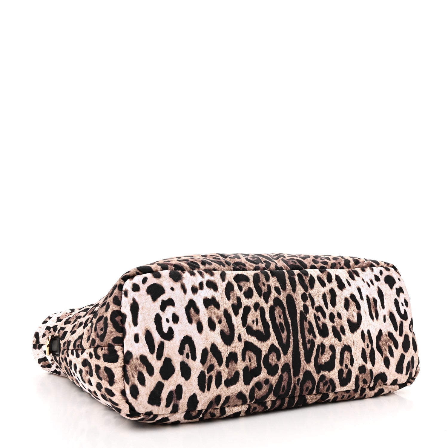 Nylon Leopard Print Changing Bag Brown